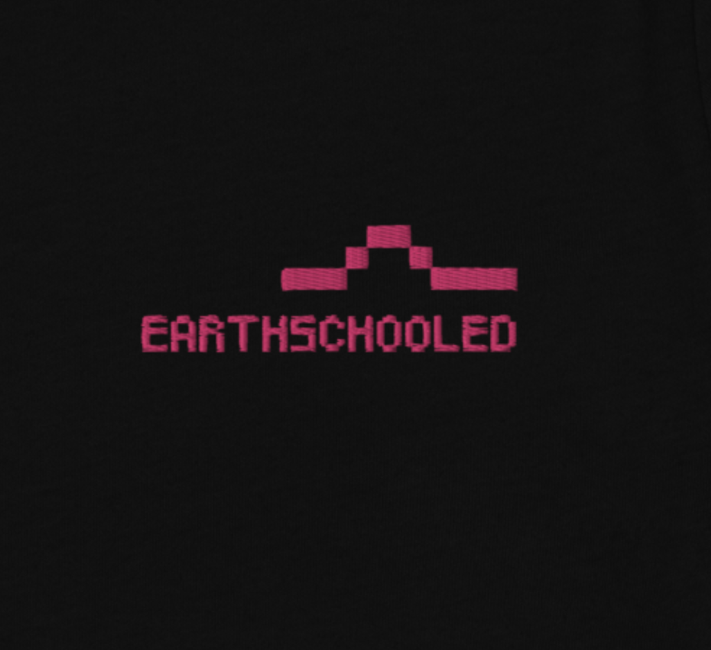 EarthSchooled – Embroidery, organic cotton KIDS t-shirt