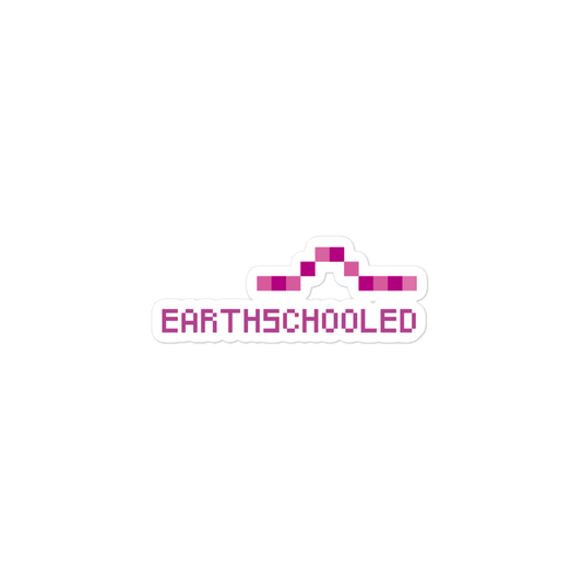 Earthschooled - sticker