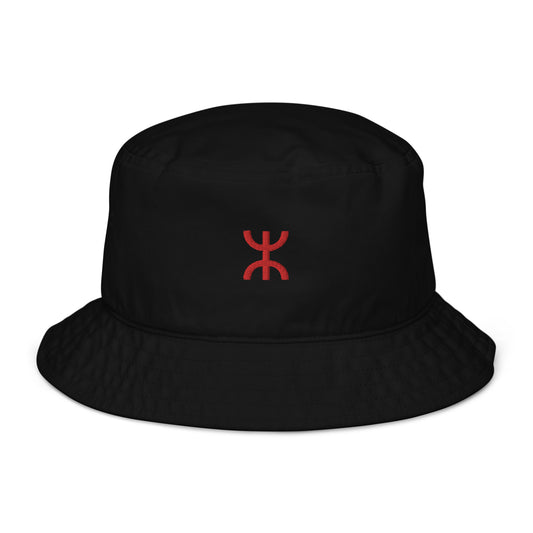 ⵣ – Free man – Embroidery, Organic bucket hat