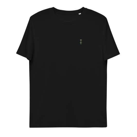 Alien – Embroidery, organic ADULT t-shirt