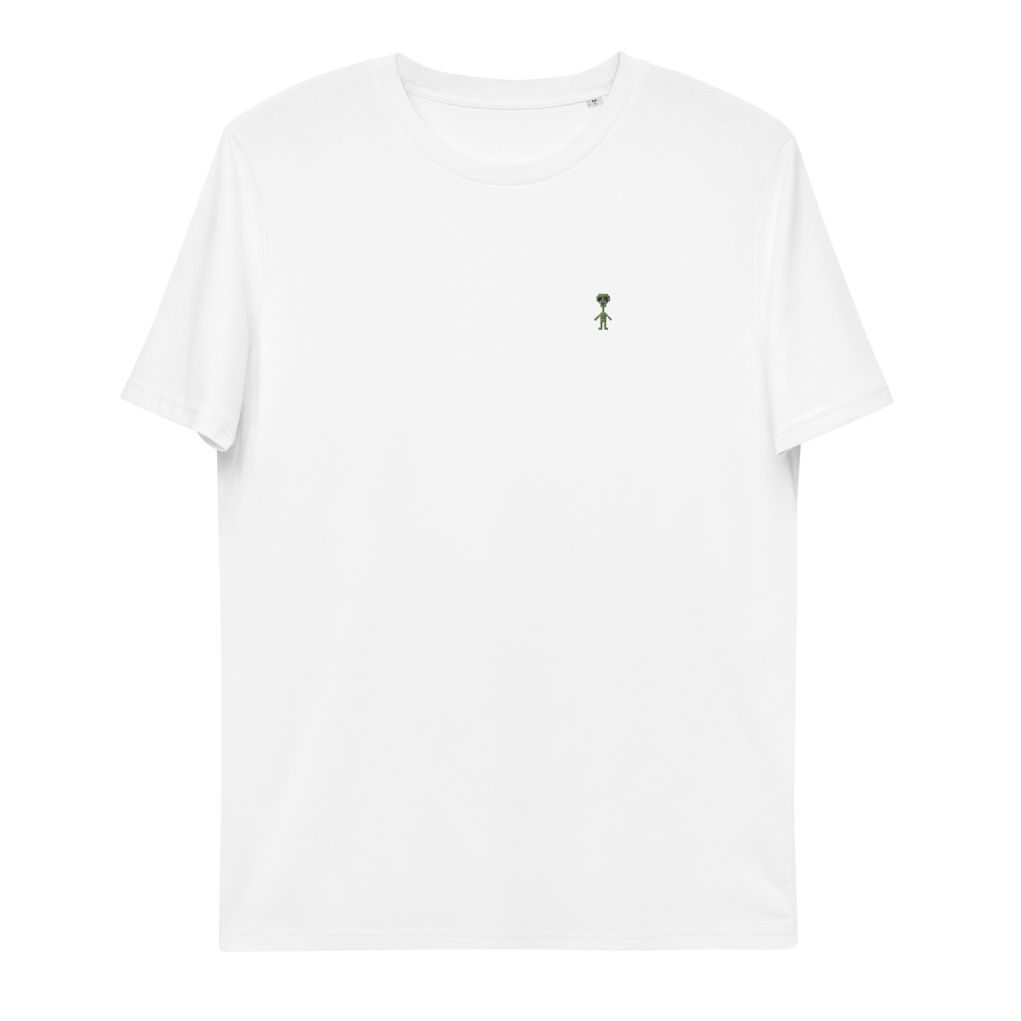 Alien – Embroidery, organic ADULT t-shirt